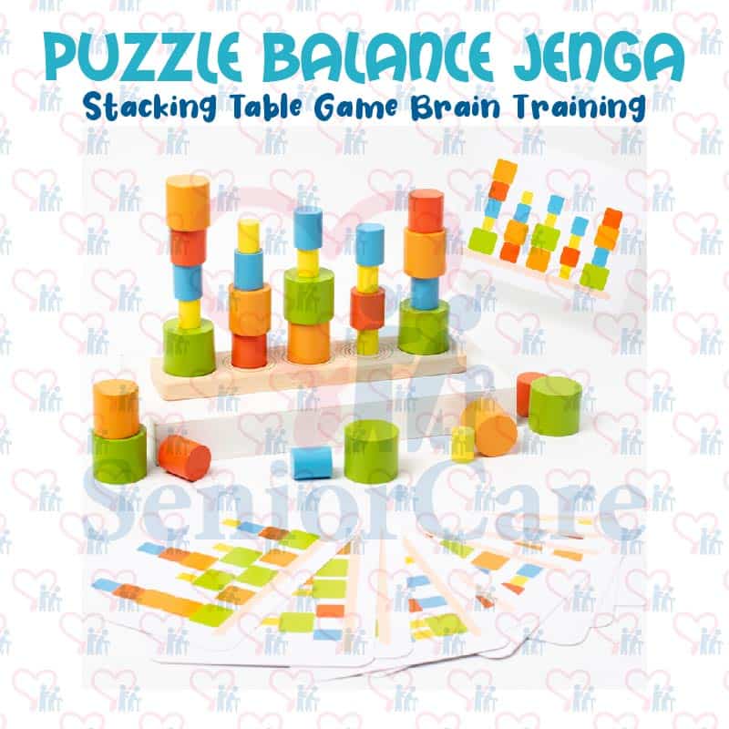 A fun stacking puzzle game that builds thinking, focus, and hand-eye coordination perfect for all ages, from kids to seniors!