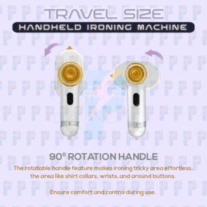 Portable Handheld Ironing Machine - White Gold-02